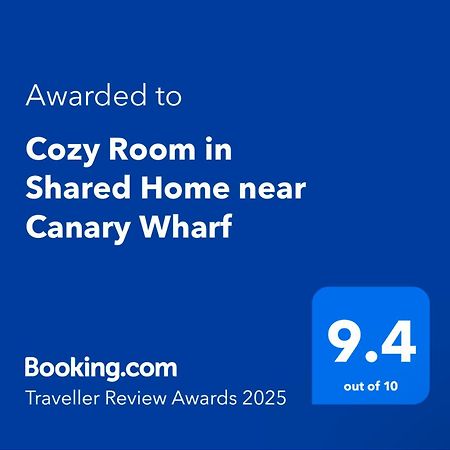 Cozy Room In Shared Home Near Canary Wharf ロンドン エクステリア 写真